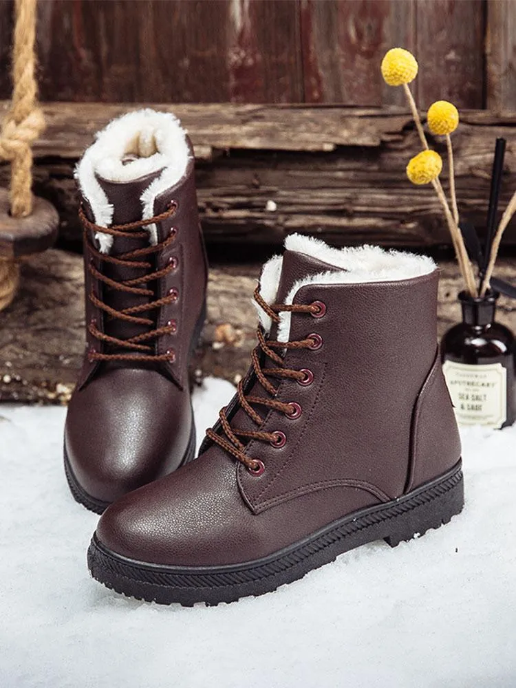 2021 Women's Flat-bottomed Martin Boots Short Boots