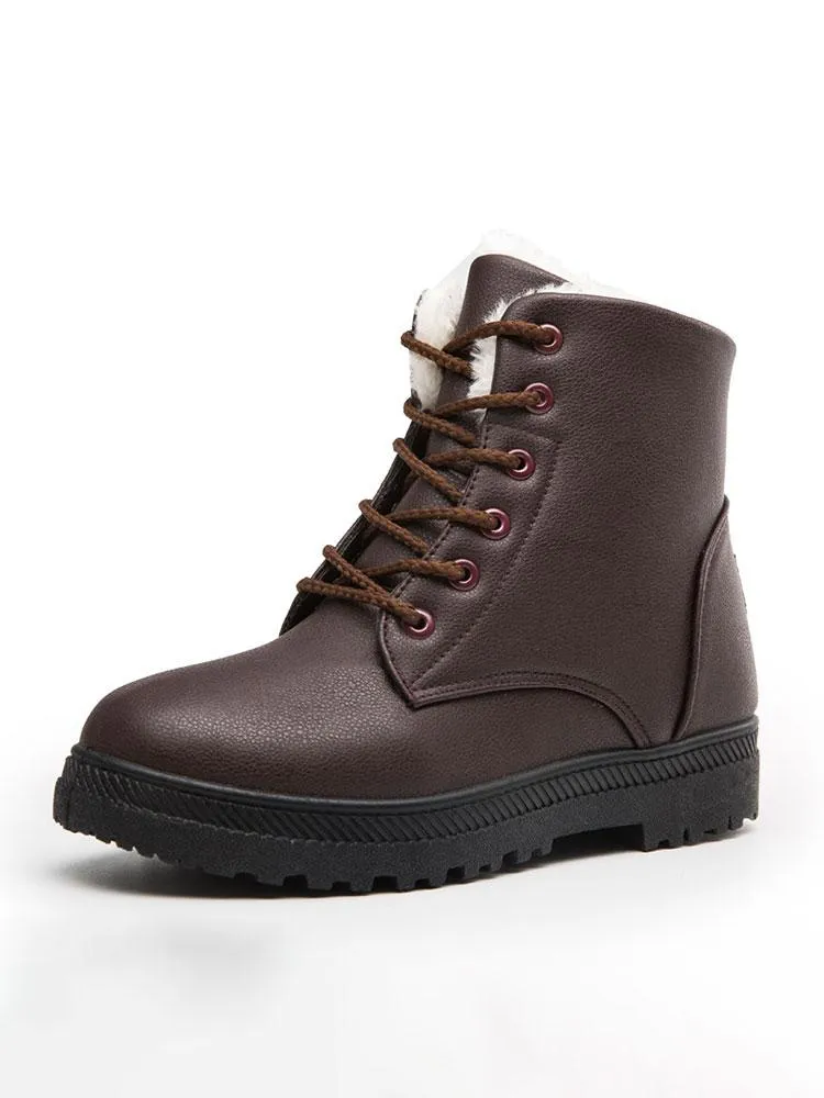 2021 Women's Flat-bottomed Martin Boots Short Boots
