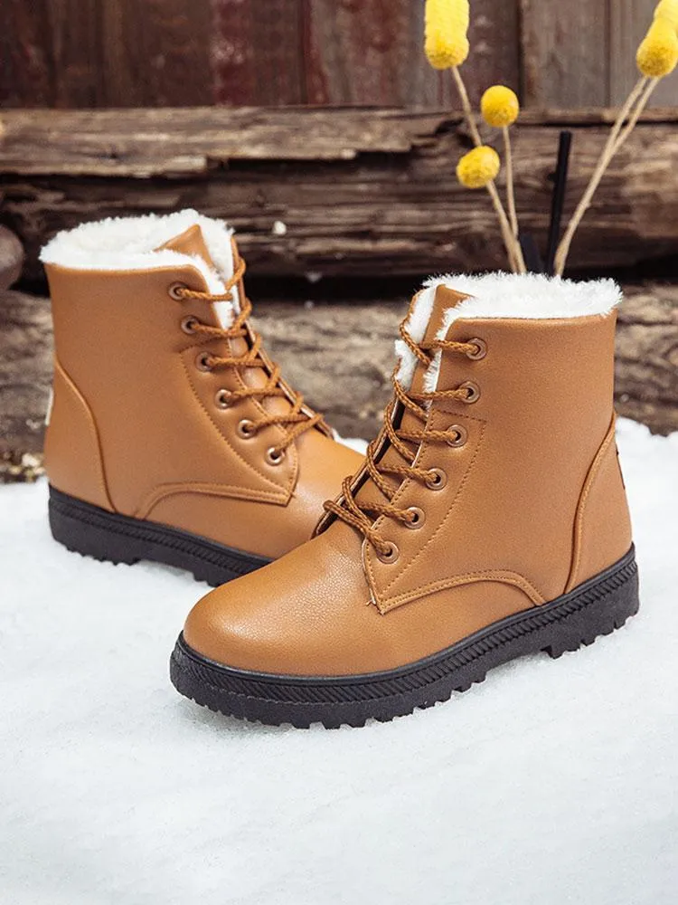 2021 Women's Flat-bottomed Martin Boots Short Boots