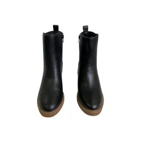 Boots Ankle Heels By Cme In Black, Size:7