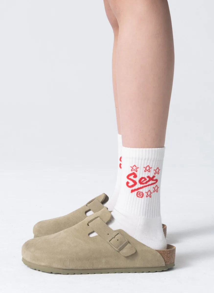 Carne Bollente Socks Shocks White