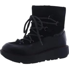 Fitflop Womens SKANDI SUEDE Leather Lugged Sole Winter & Snow Boots