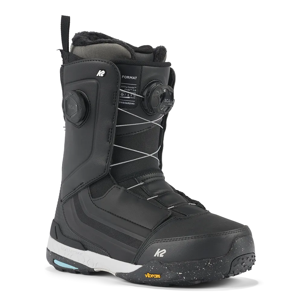 K2 Format Womens Snowboard Boots in Black 2024