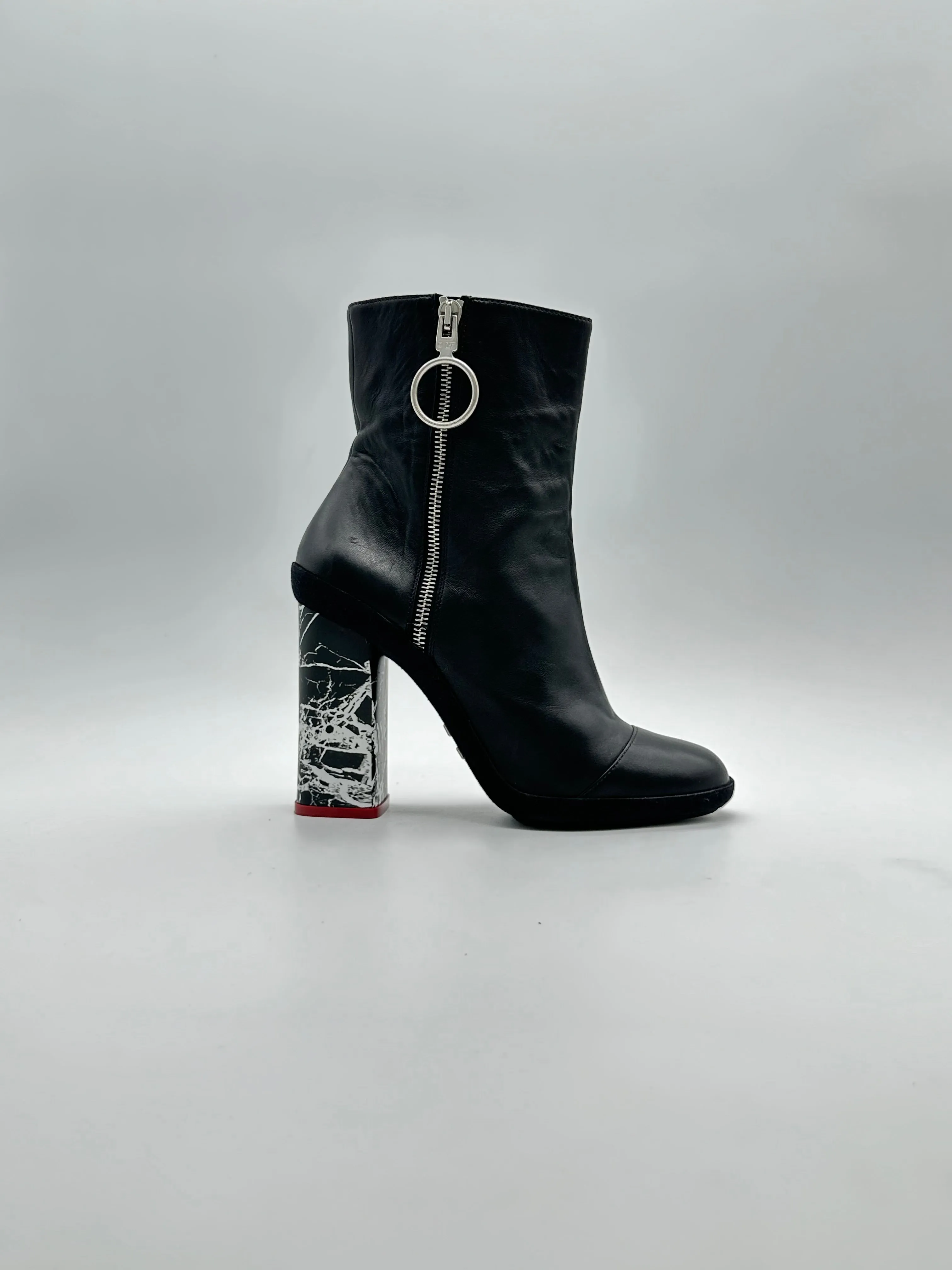 Marble Ankle Boots
