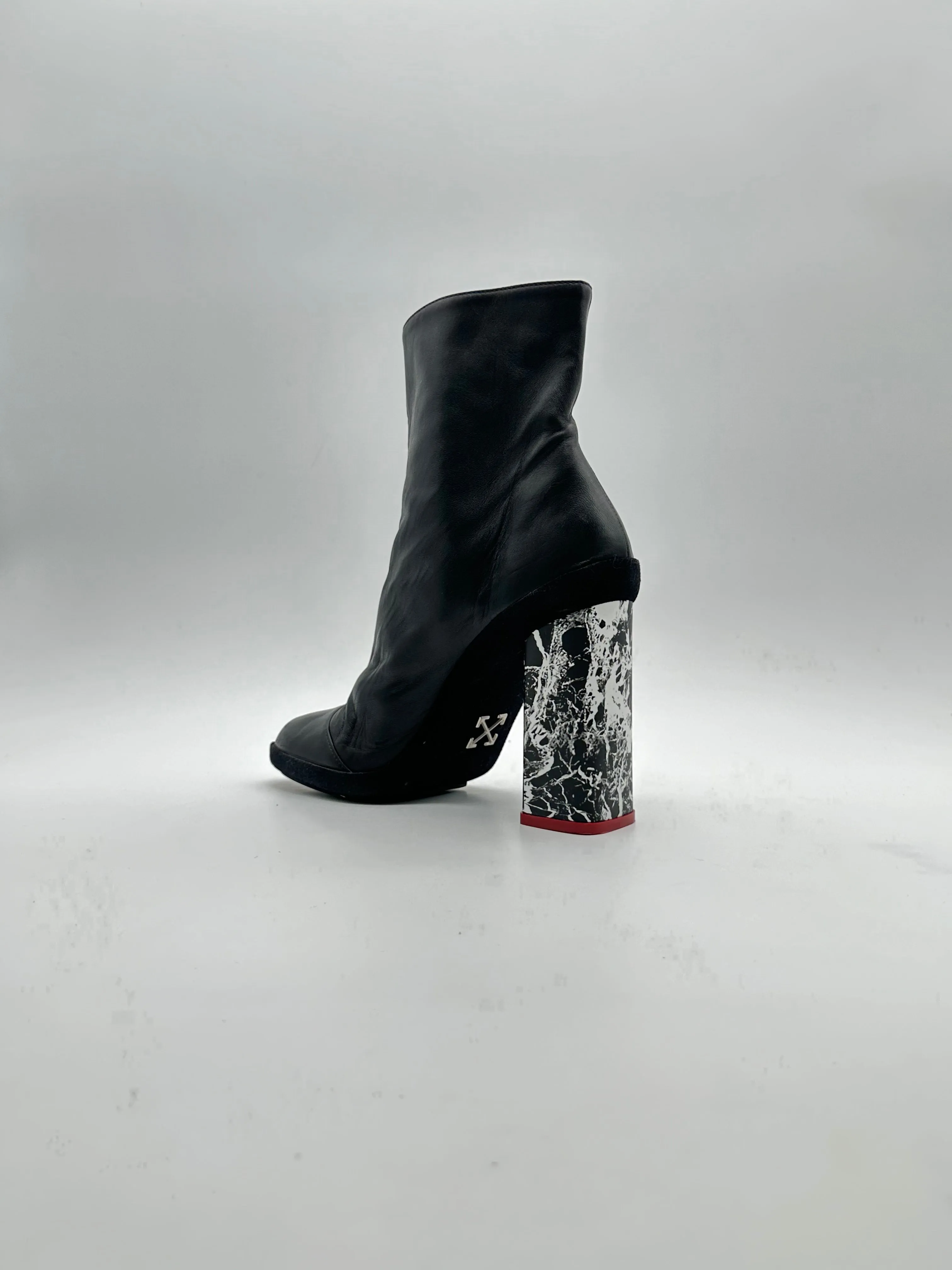 Marble Ankle Boots