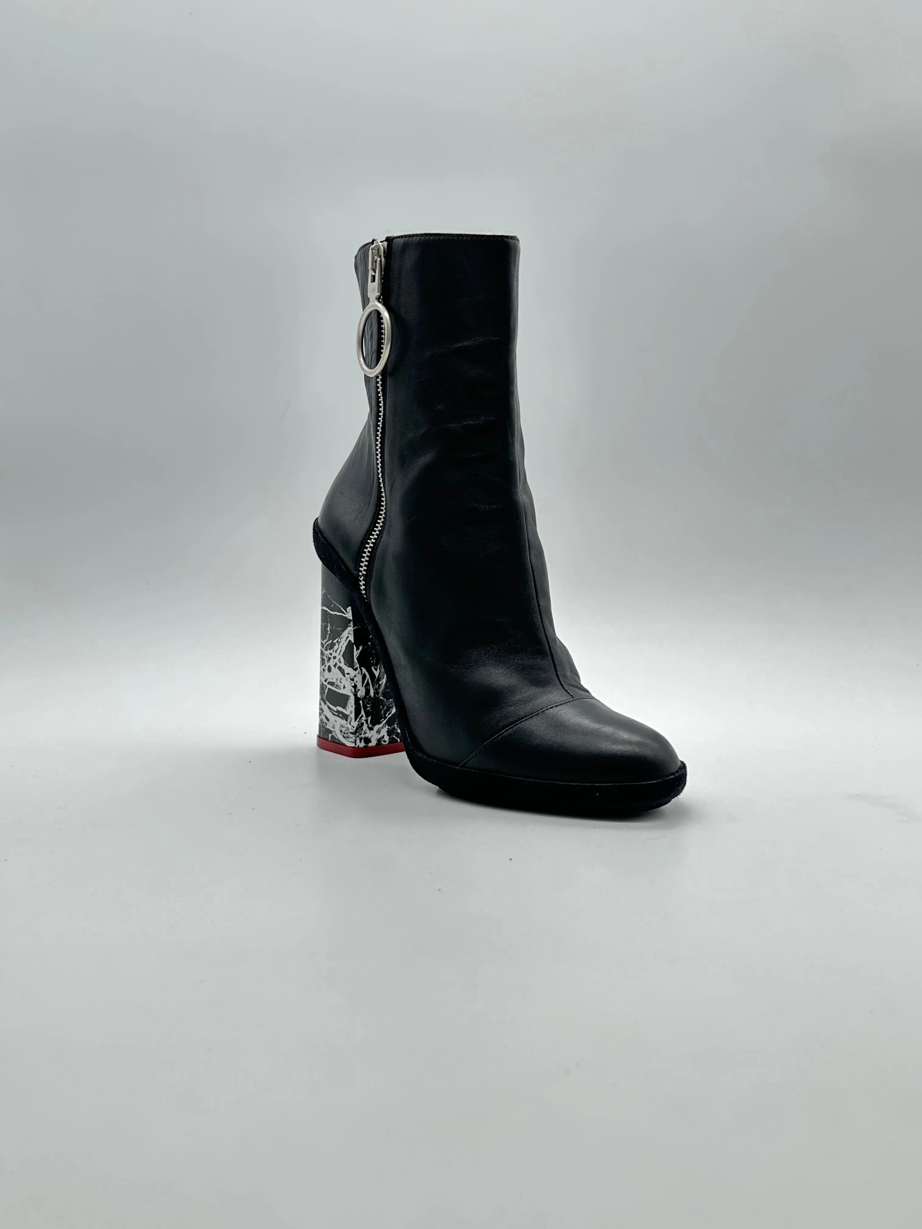 Marble Ankle Boots