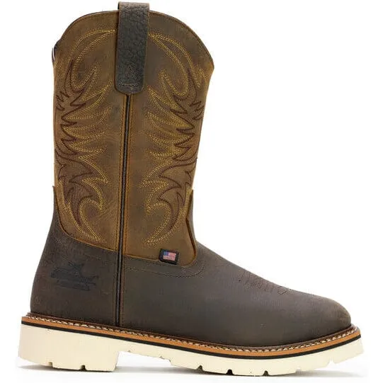 Thorogood Men's American Heritage 11 Western Work Boot -Crazyhorse- 814-4332
